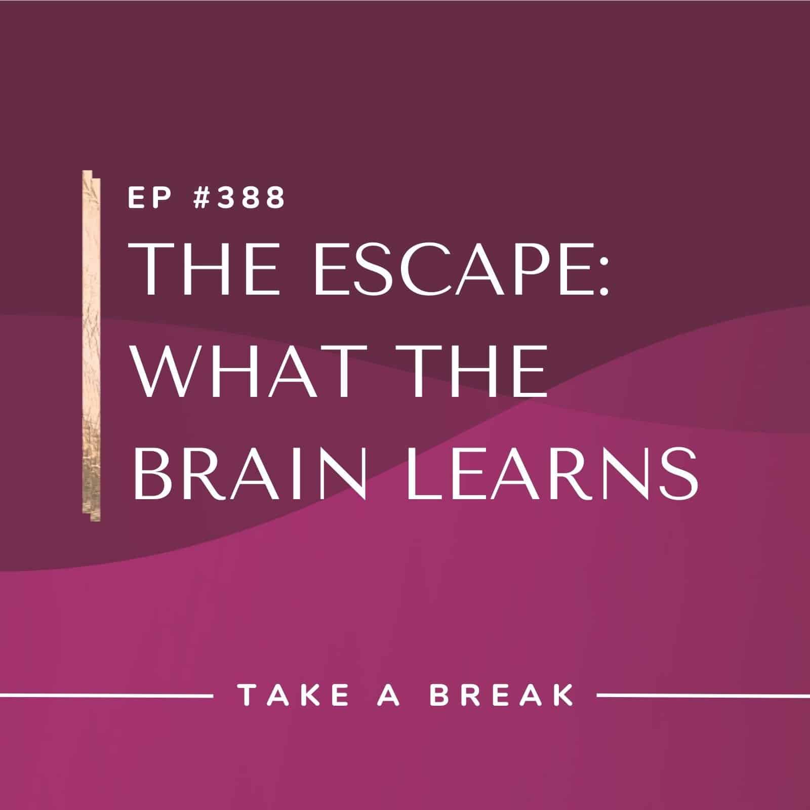 Take A Break from Drinking with Rachel Hart | The Escape: What the Brain Learns